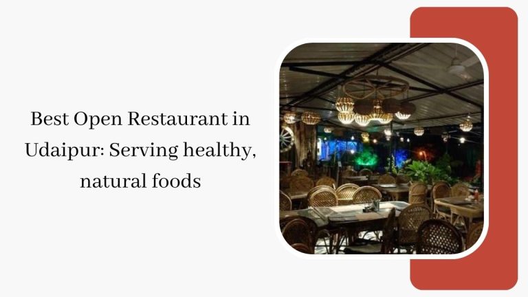 Best Open Restaurant in Udaipur serving healthy, natural foods (1)