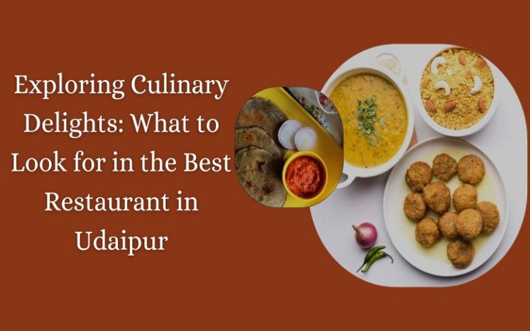 Exploring Culinary Delights What to Look for in a Best Restaurant in Udaipur