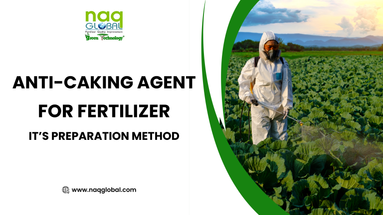 Anti-caking agent for fertilizer