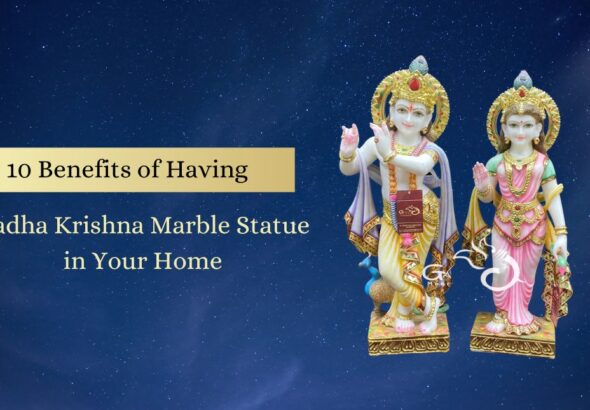 Radha Krishna Marble Statue in Your Home