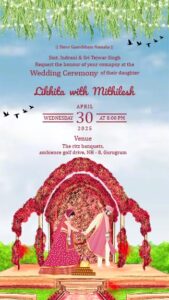 Bengali Wedding invitation Cards